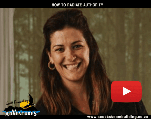 Scotts Teambuilding discuss How to Radiate Authority