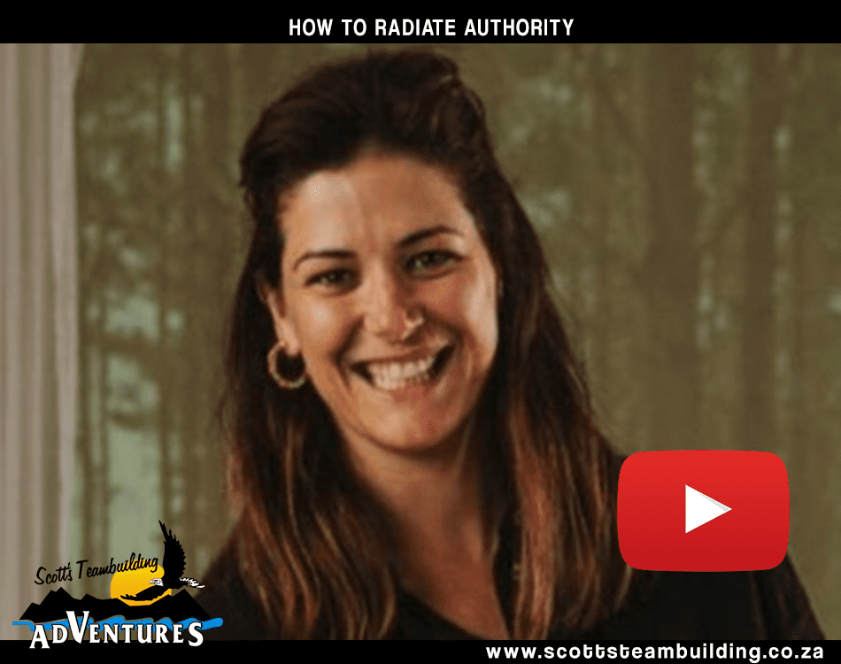 Scotts Teambuilding discuss How to Radiate Authority